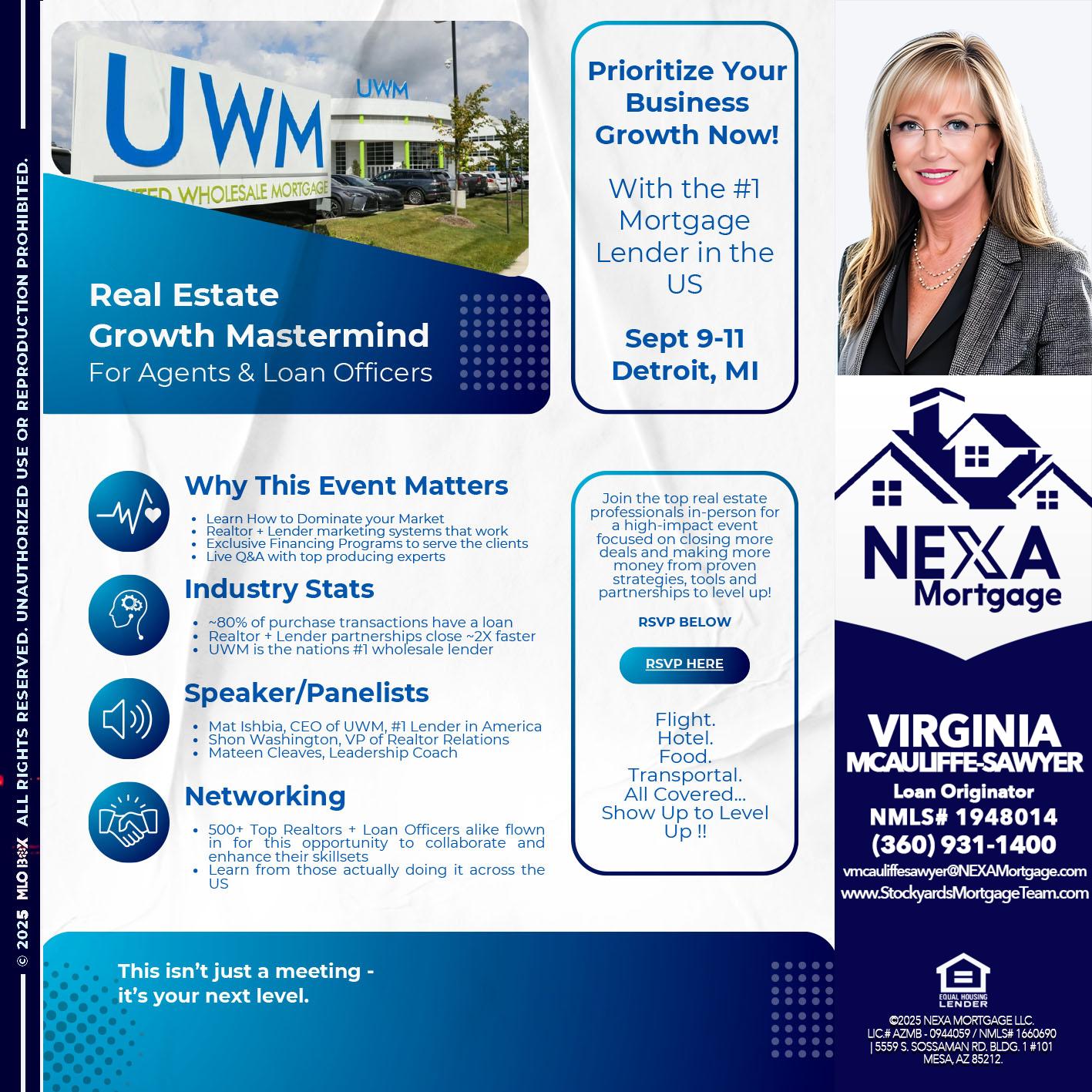 DETROIT TRIP - Virginia McAuliffe Sawyer -Mortgage Loan Originator