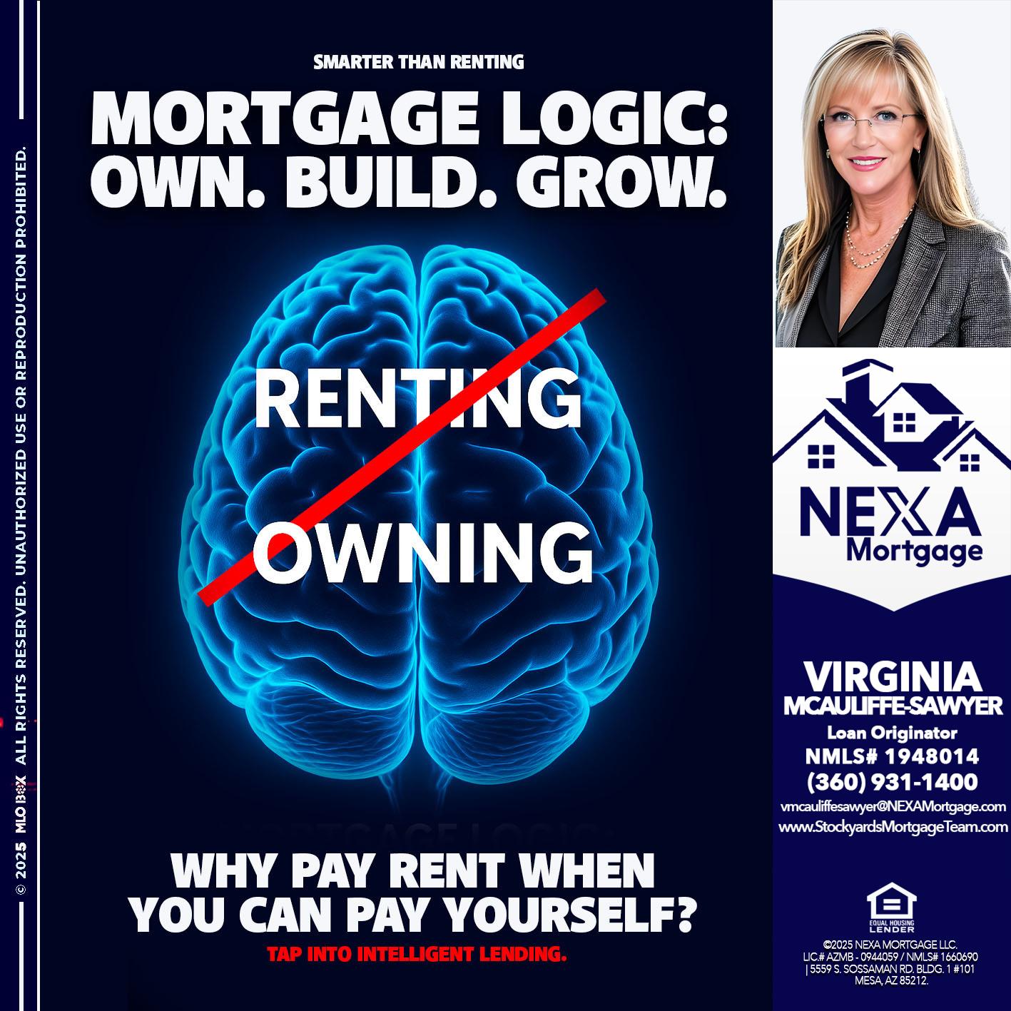 mortgage logic - Virginia McAuliffe Sawyer -Mortgage Loan Originator