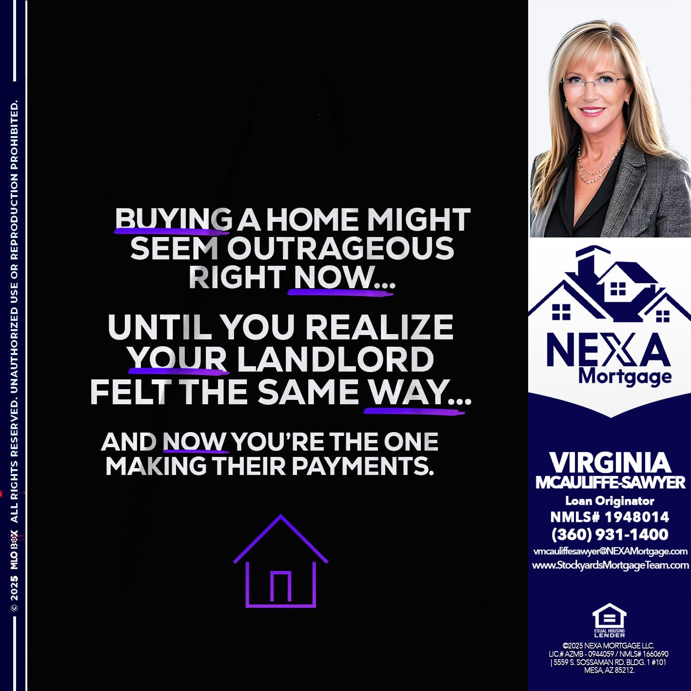 BUYING A HOME - Virginia McAuliffe Sawyer -Mortgage Loan Originator