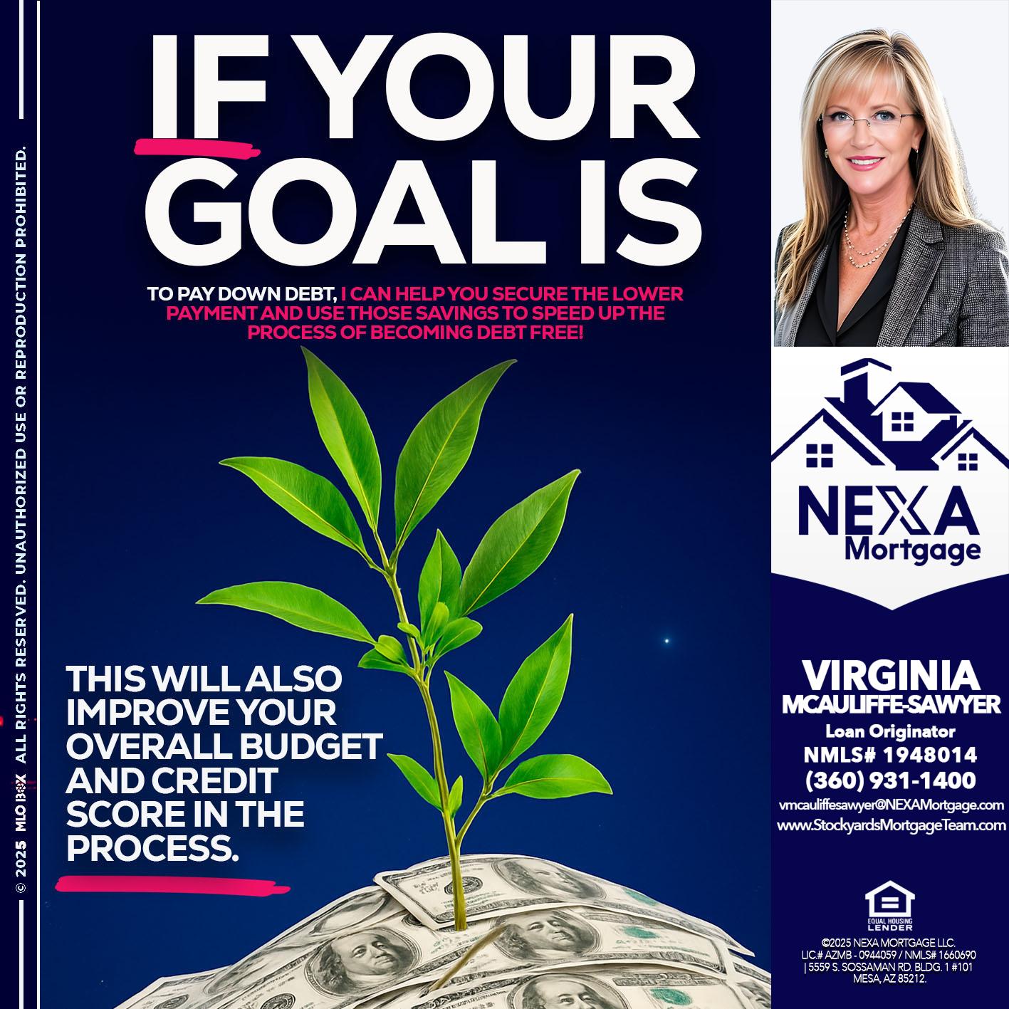 if your goal is - Virginia McAuliffe Sawyer -Mortgage Loan Originator