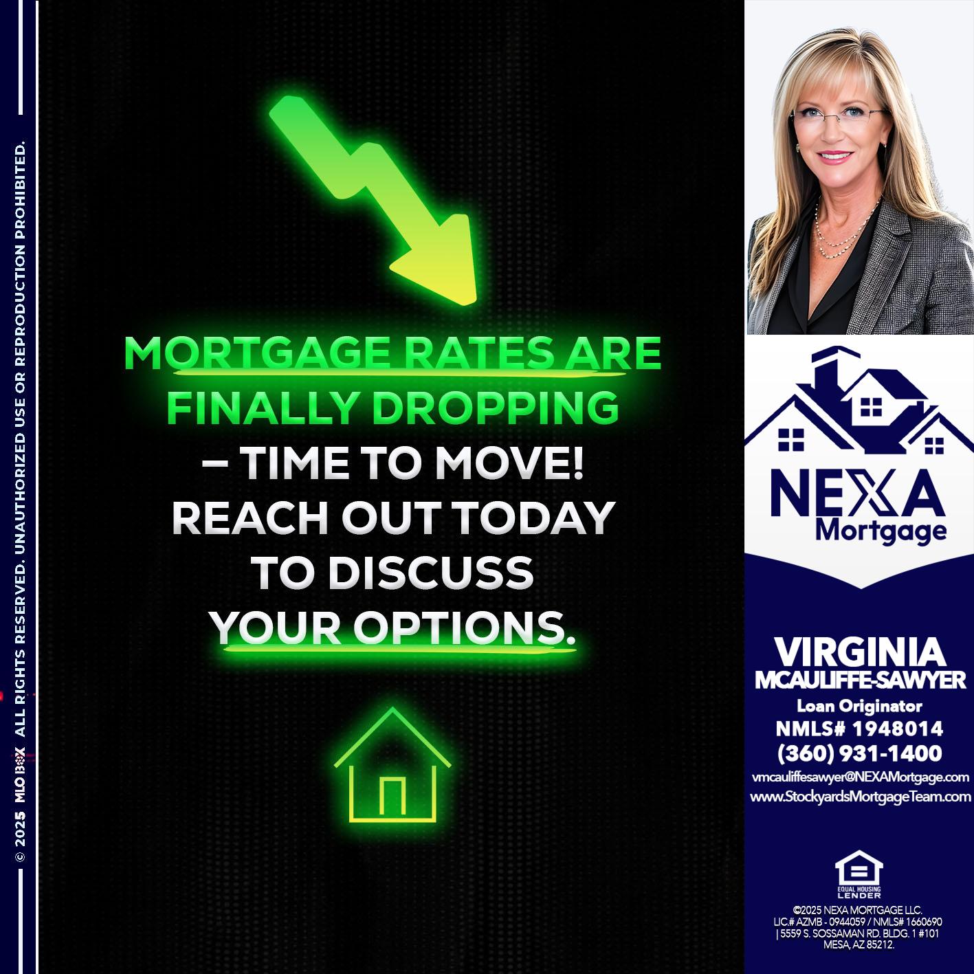 MORTGAGE RATES - Virginia McAuliffe Sawyer -Mortgage Loan Originator
