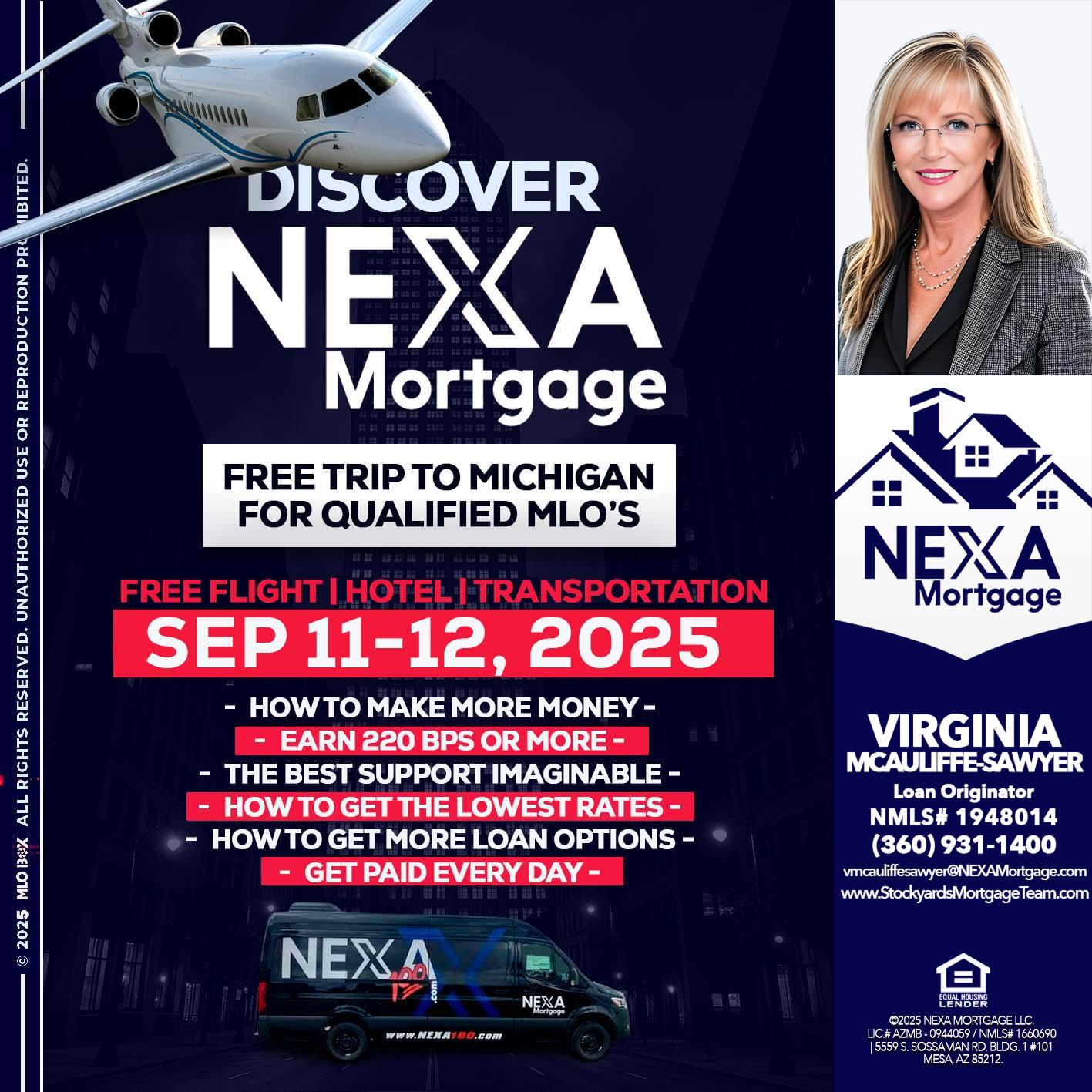 DISCOVER NEXA MORTGAGE - Virginia McAuliffe Sawyer -Mortgage Loan Originator
