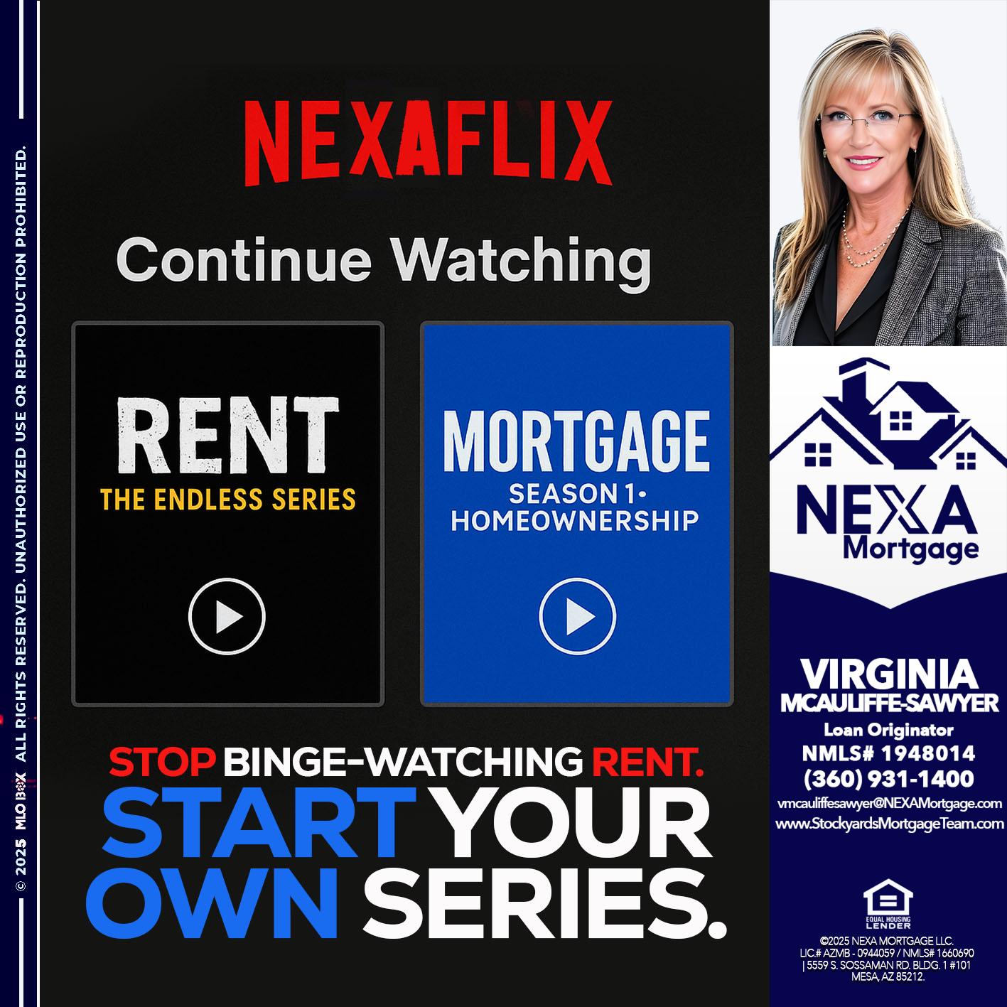 NEXAFLIX - Virginia McAuliffe Sawyer -Mortgage Loan Originator