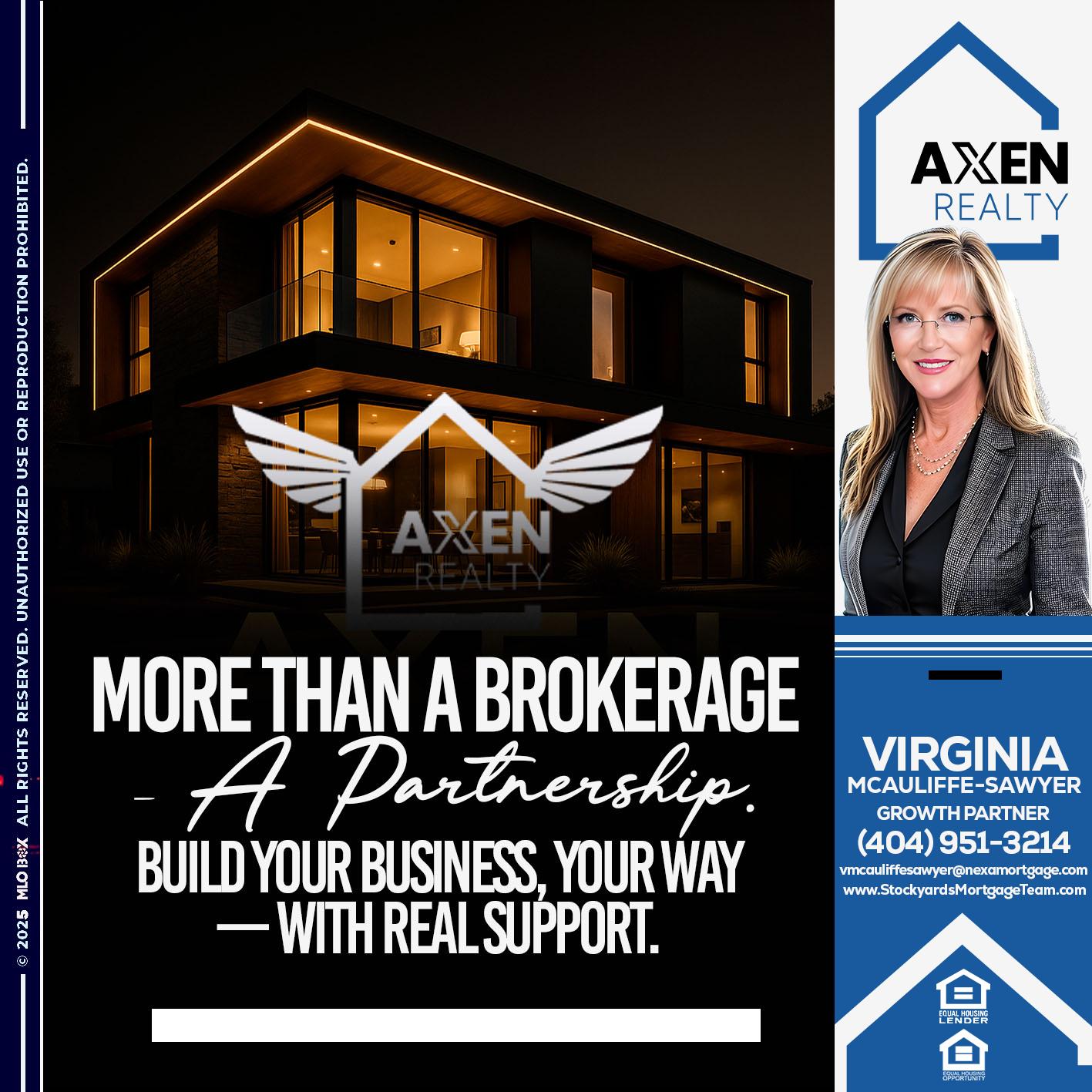 MORE THAN - Virginia McAuliffe Sawyer -Mortgage Loan Originator