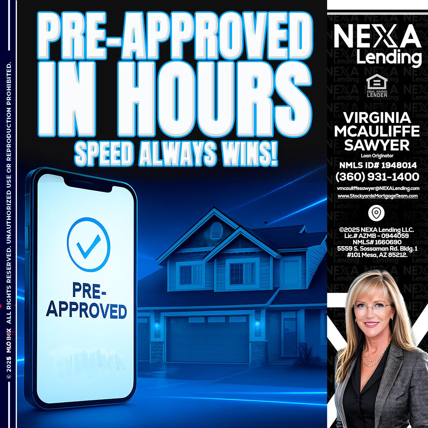 PRE - Virginia McAuliffe Sawyer -Mortgage Loan Originator