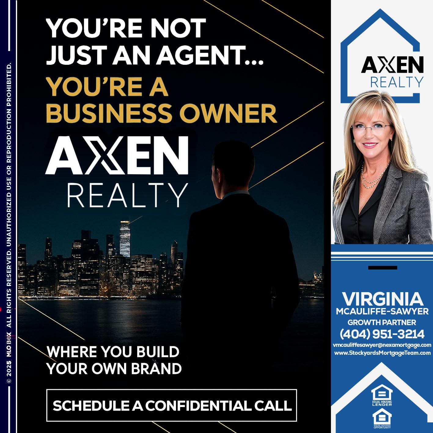 YOU'RE NOT - Virginia McAuliffe Sawyer -Mortgage Loan Originator