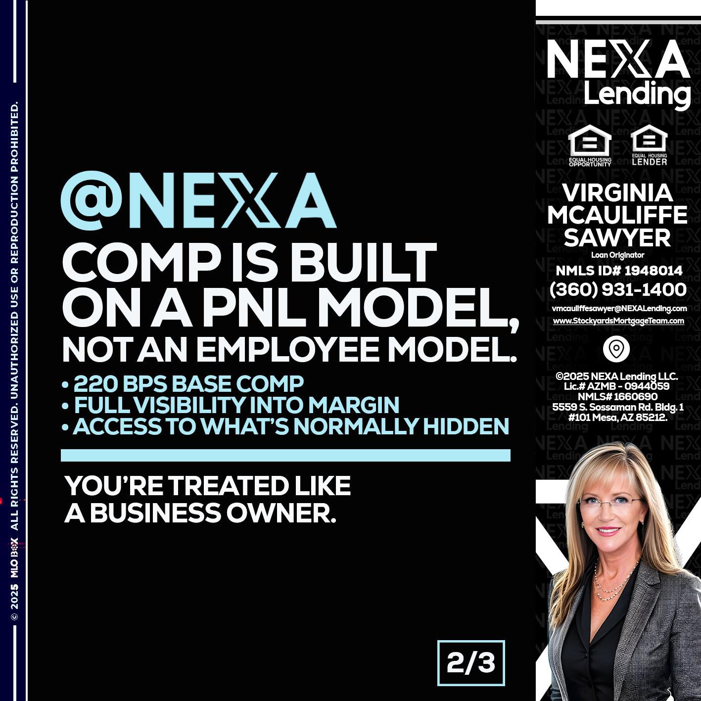 2 OF 3 - Virginia McAuliffe Sawyer -Mortgage Loan Originator