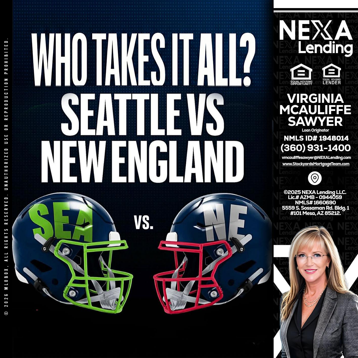 WHO TAKE IT ALL? - Virginia McAuliffe Sawyer -Mortgage Loan Originator