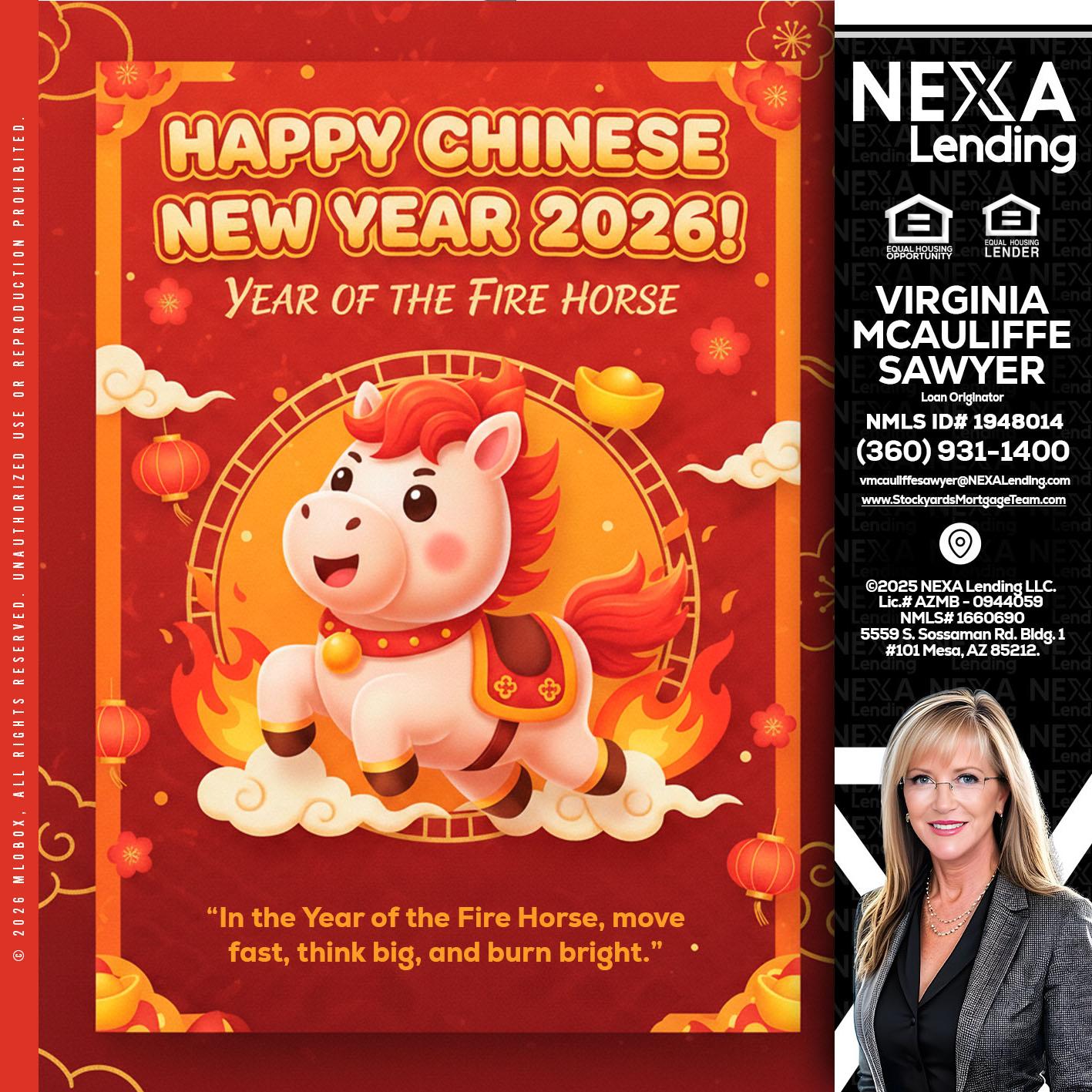 happy Chinese new year - Virginia McAuliffe Sawyer -Mortgage Loan Originator