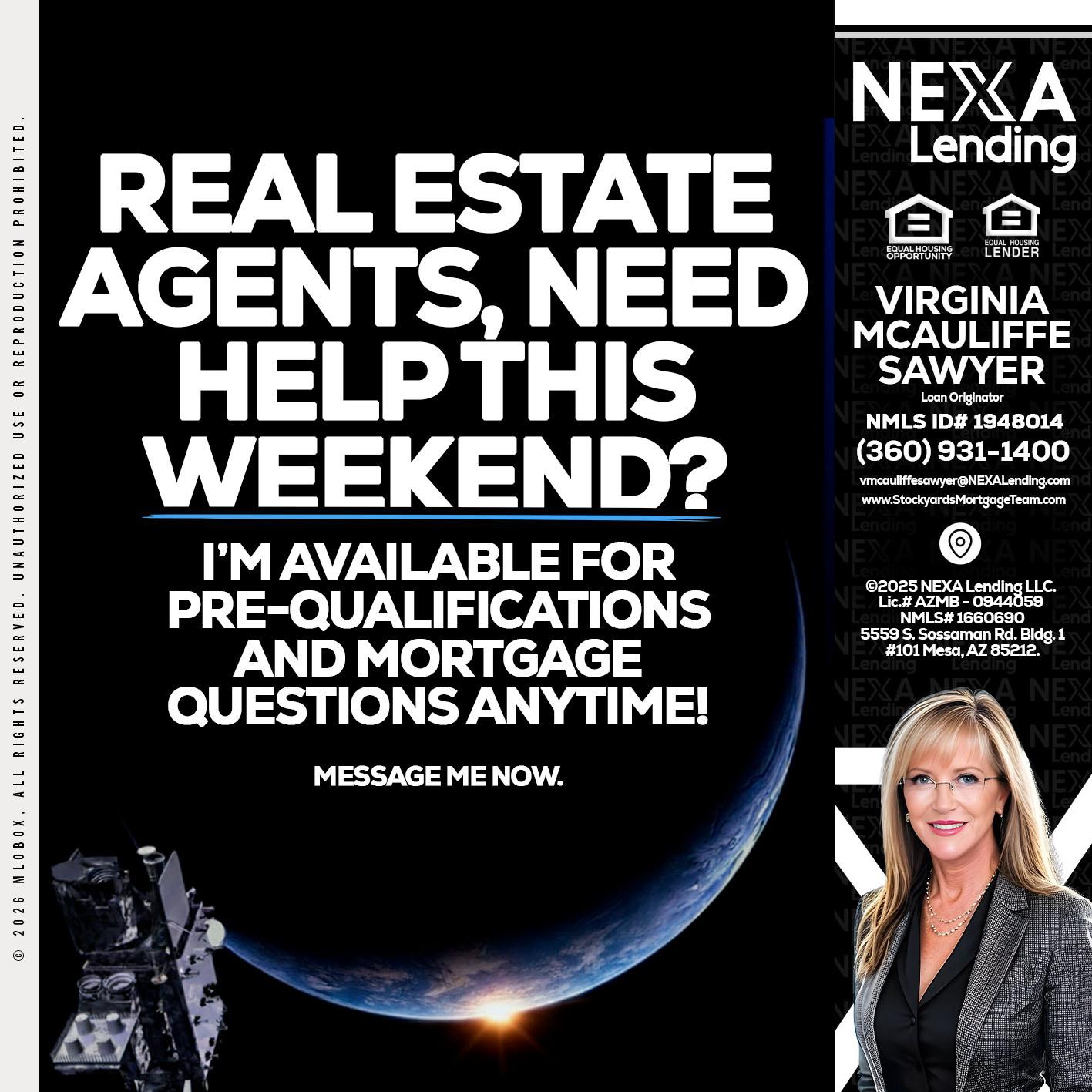 REAL ESTATE AGENTS - Virginia McAuliffe Sawyer -Mortgage Loan Originator