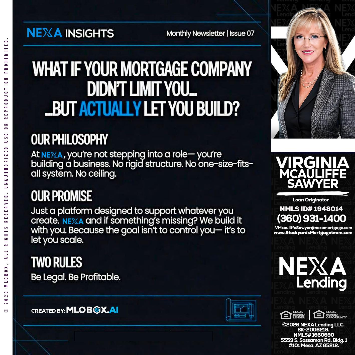 NEXA INSIGHTS - Virginia McAuliffe Sawyer -Mortgage Loan Originator