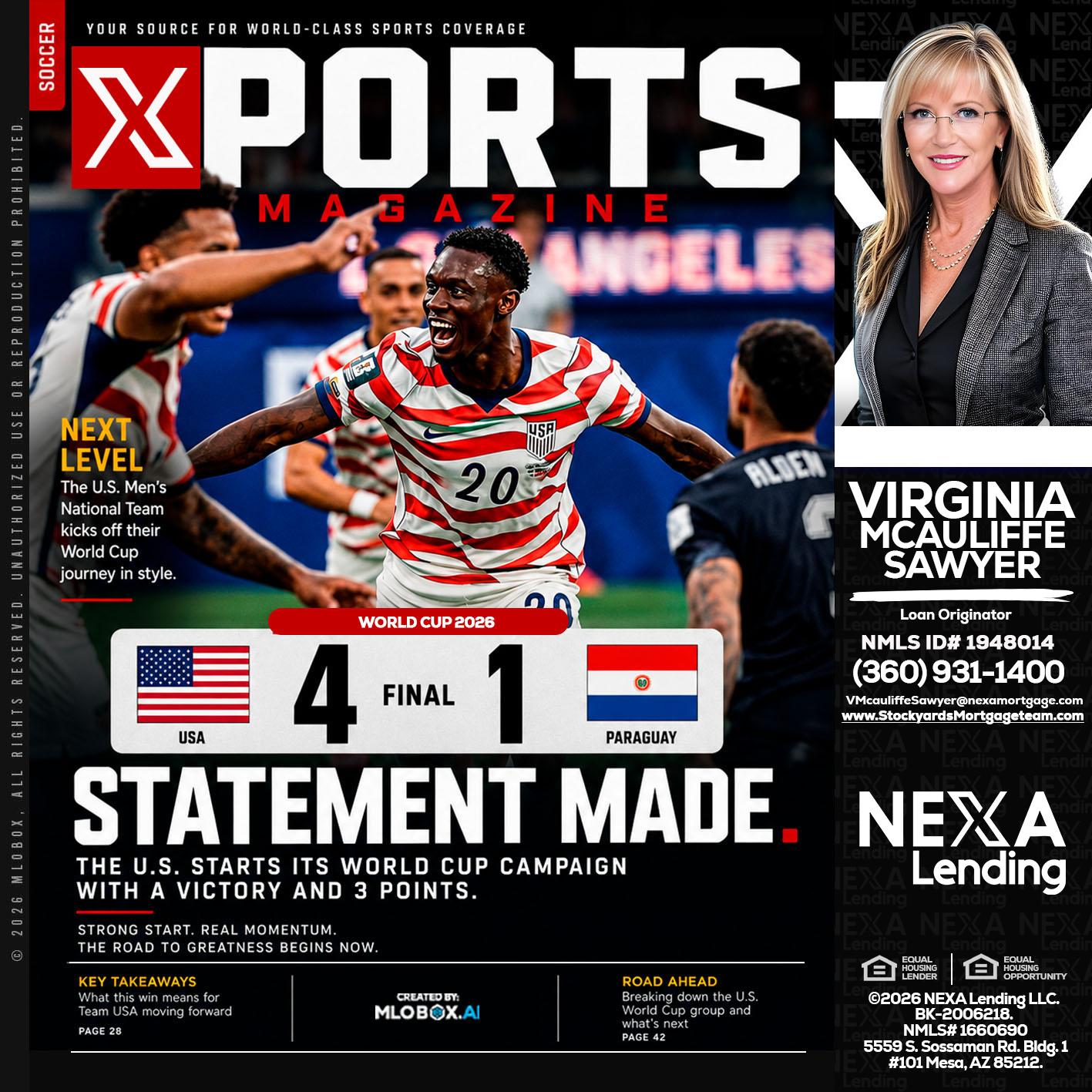 XPORTS - Virginia McAuliffe Sawyer -Mortgage Loan Originator