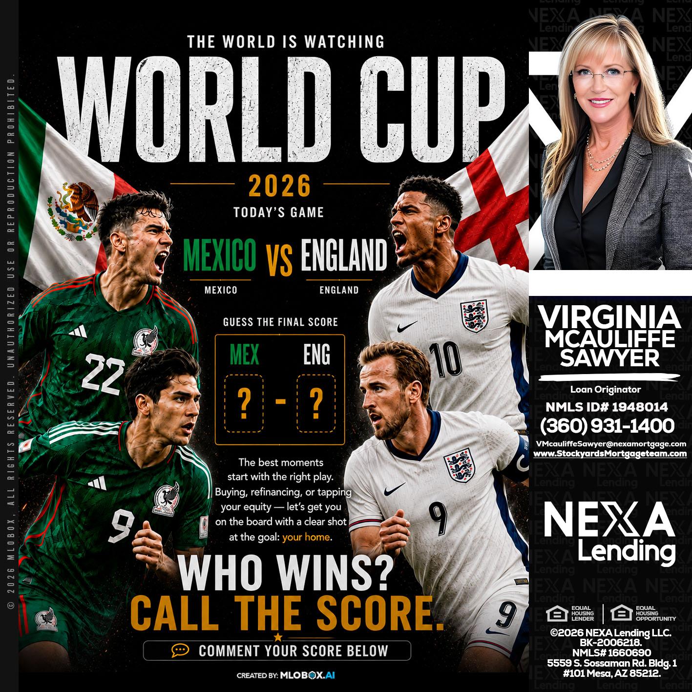 WHO'S WIN - Virginia McAuliffe Sawyer -Mortgage Loan Originator